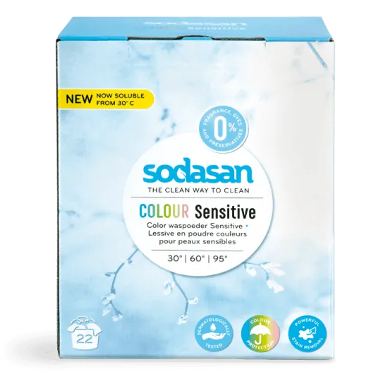 Detergent praf bio confort-sensitiv 1010g Sodasan Detergent praf bio confort-sensitiv 1010g Sodasan