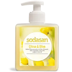 Sapun lichid gel de dus bio citrice masline 300ml SODASAN