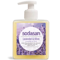 Sapun lichid gel de dus bio lavanda masline 300ml SODASAN
