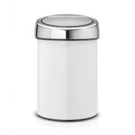 Cos gunoi Touch Bin, 3L - alb