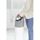 Cos rufe din otel, 35L, capac pluta - alb