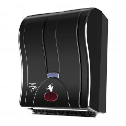 Dispenser electric pentru rola prosop hartie, 21 cm, Negru Dispenser electric pentru rola prosop hartie, 21 cm, Negru