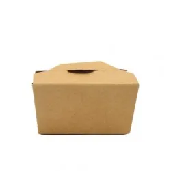 Cutie cu 4 clapete Kraft, 800 cc, 50 buc/set Cutie cu 4 clapete Kraft, 800 cc, 50 buc/set