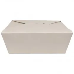 Cutie cu 4 clapete alba, 1400 cc, 50 buc/set Cutie cu 4 clapete alba, 1400 cc, 50 buc/set