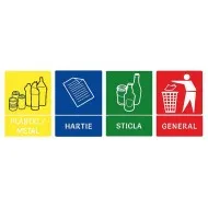 Cos de gunoi, din plastic, cu pedala, AQAS, 45 L 