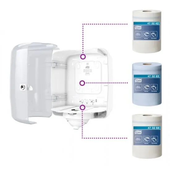 Dispenser pentru prosop cu derulare centrala, Tork Reflex Dispenser pentru prosop cu derulare centrala, Tork Reflex