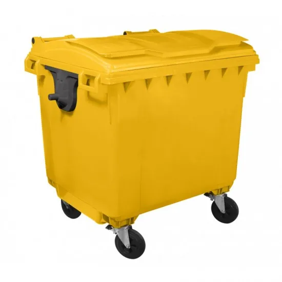 Container HDPE CLF 660L cu capac plat- Transportul nu este inclus Container HDPE CLF 660L cu capac plat- Transportul nu este inclus