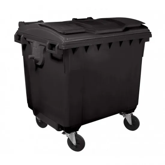 Container HDPE CLF 660L cu capac plat- Transportul nu este inclus Container HDPE CLF 660L cu capac plat- Transportul nu este inclus