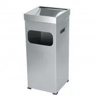 RESIGILAT 1 - Cos patrat din inox, cu scrumiera, 42 L