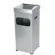 RESIGILAT 1 - Cos patrat din inox, cu scrumiera, 42 L RESIGILAT 1 - Cos patrat din inox, cu scrumiera, 42 L