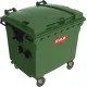 Eurocontainer verde din material plastic, cu capac plat, SULO, 1100 l - Transport Inclus Eurocontainer verde din material plastic, cu capac plat, SULO, 1100 l - Transport Inclus