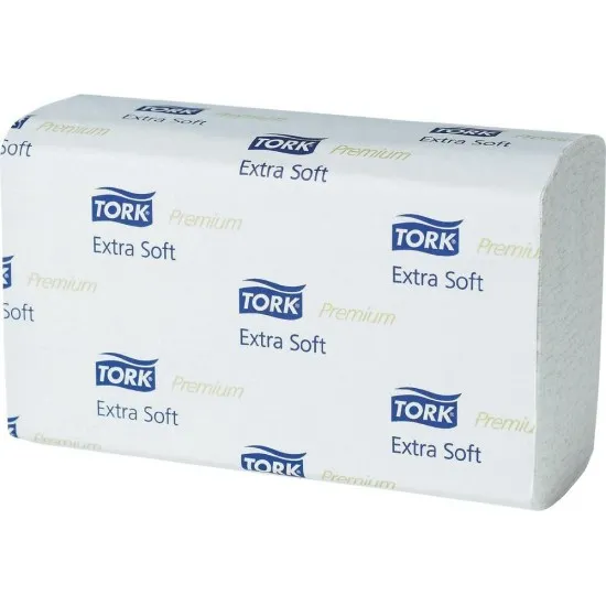 Prosoape hartie pliate, 100 buc / pachet, 2 straturi, 34 x 21 cm Tork Xpress Extra Soft Prosoape hartie pliate, 100 buc / pachet, 2 straturi, 34 x 21 cm Tork Xpress Extra Soft