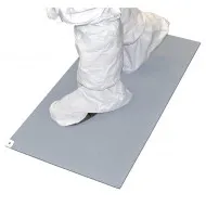 Covoras antibacterian tratat cu proprietăți dezinfectante Sticky Mat, 60 x 90 cm, 30 foi, gri