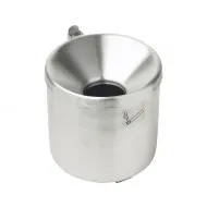 Scrumiera pentru perete exterior otel inoxidabil 15 x 14,5 cm