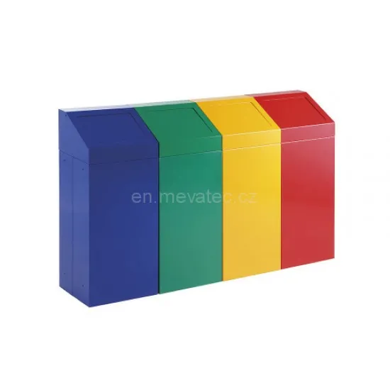 Cosuri gunoi pentru reciclare cu capac detasabil, 45 L Cosuri gunoi pentru reciclare cu capac detasabil, 45 L