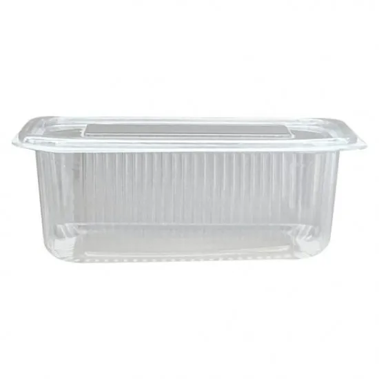 Caserole transparente cu capac atasat 1000 gr, 100 buc/set