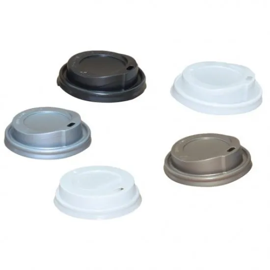 Capac din plastic 4 OZ pentru bauturi calde, 100 buc/set Capac din plastic 4 OZ pentru bauturi calde, 100 buc/set