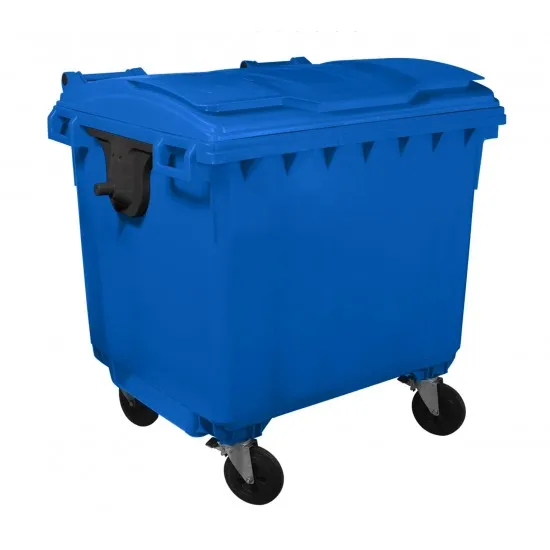Container HDPE CLF 660L cu capac plat- Transportul nu este inclus Container HDPE CLF 660L cu capac plat- Transportul nu este inclus