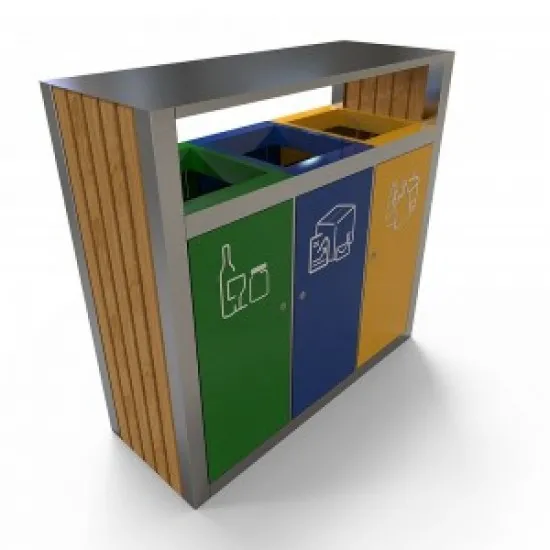 KUOKIO BS Monobloc pentru reciclare selectiva din otel inoxidabil