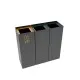 MEDELE PC 3x60L Cosuri din metal vopsit in camp electrostatic, pentru colectarea selectiva a deseurilor MEDELE PC 3x60L Cosuri din metal vopsit in camp electrostatic, pentru colectarea selectiva a deseurilor