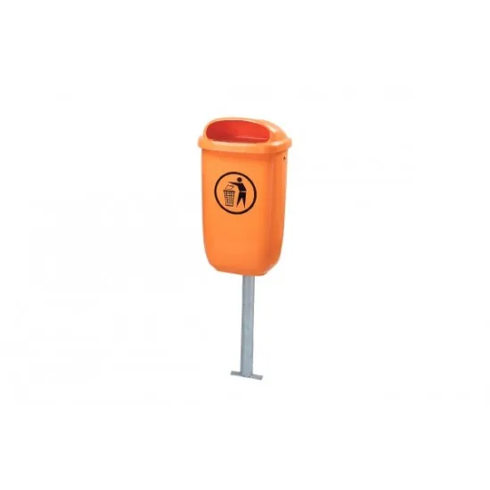 Cos stradal 50 l - portocaliu