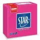 Servetele 38x38 cm, 2 straturi, embosate, Star Fuchsia, Fato Servetele 38x38 cm, 2 straturi, embosate, Star Fuchsia, Fato