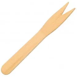 Furculita lemn cartofi prajiti, cocktail 8.5 cm, 1000 buc/set Furculita lemn cartofi prajiti, cocktail 8.5 cm, 1000 buc/set