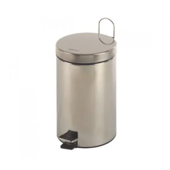 Cos gunoi circular cu pedala, inox finisaj satinat, 3 L, Mediclinics Cos gunoi circular cu pedala, inox finisaj satinat, 3 L, Mediclinics