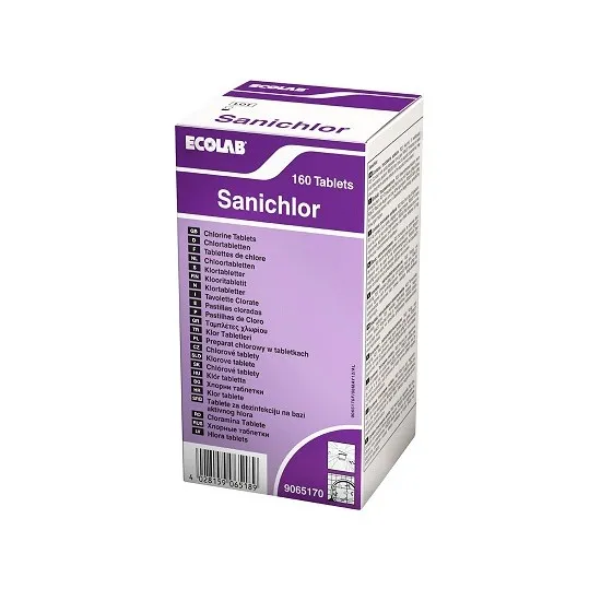 Tablete dezinfectante de cloramina 160 buc. SANICHLOR Ecolab Tablete dezinfectante de cloramina 160 buc. SANICHLOR Ecolab