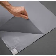 Covoras antibacterian tratat cu proprietăți dezinfectante Sticky Mat, 60 x 90 cm, 30 foi, gri