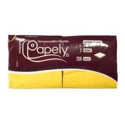 Servetele Deep Colors Papely, 250bucati, galben intens