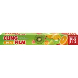 Folie stretch alimentara 30m in cutie Alufix