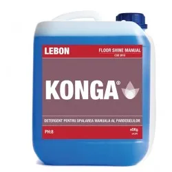 Detergent pentru spalarea manuala a pardoselilor, Dilutie 1:100, Floor Shine Manual, Konga, 5L