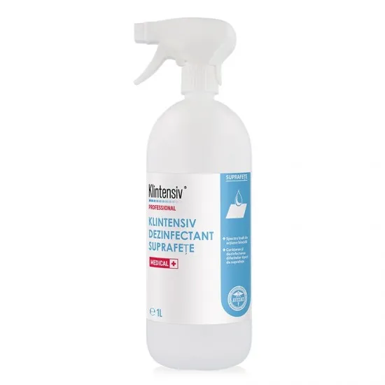 KLINTENSIV® - Dezinfectant suprafete gata de lucru 1000 ml KLINTENSIV® - Dezinfectant suprafete gata de lucru 1000 ml