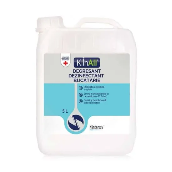 KlinAll®– Degresant dezinfectant bucatarie, 5 l KlinAll®– Degresant dezinfectant bucatarie, 5 l