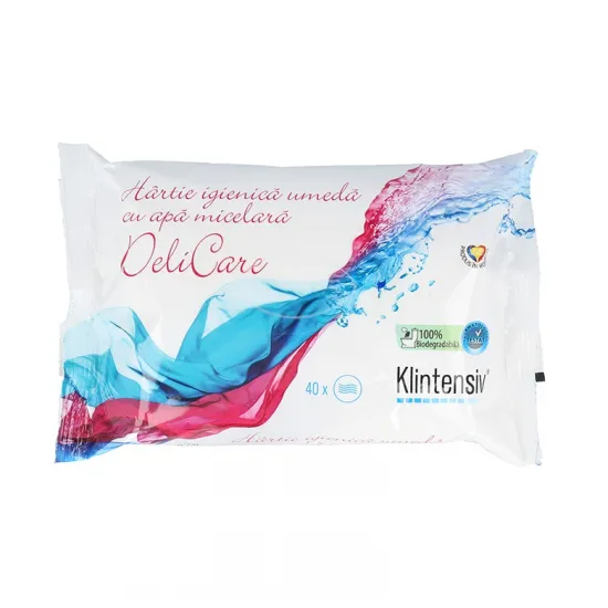 Klintensiv – Hartie igienica umeda, 40 buc. Klintensiv – Hartie igienica umeda, 40 buc.
