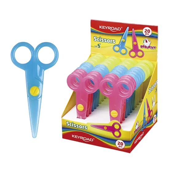 Foarfeca 10 cm, din plastic, KEYROAD Foarfeca 10 cm, din plastic, KEYROAD