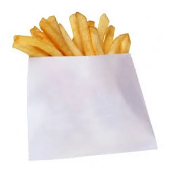 Set 1000 bucati, Punga hartie alba, cerata, 16x7x27cm Set 1000 bucati, Punga hartie alba, cerata, 16x7x27cm