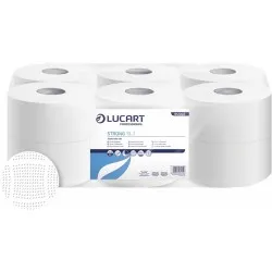 Hartie igienica 2 straturi, Jumbo Lucart, Strong 19J, 12 role, 130m