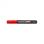 Marker Creta Lichida, varf rotund, rosu