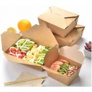 Cutie de meniu,  kraft,  500ml, 50 buc/set