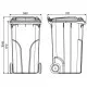 Europubela din material plastic, 240 l culoare verde SULO - Transport inclus Europubela din material plastic, 240 l culoare verde SULO - Transport inclus