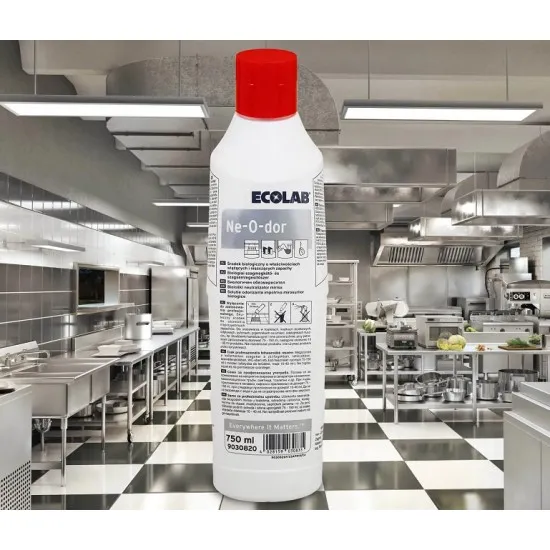 Neutralizator biologic pentru mirosuri neplacute, NE-O-DOR, Ecolab, 750ml Neutralizator biologic pentru mirosuri neplacute, NE-O-DOR, Ecolab, 750ml