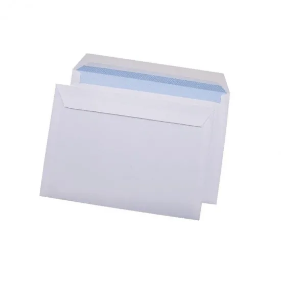 Plic C6 alb siliconic, deschidere pe latura lunga,80 grame Plic C6 alb siliconic, deschidere pe latura lunga,80 grame
