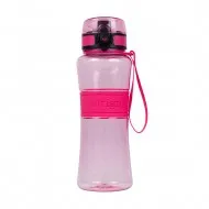 Sticla de baut, Strigo, cu manson silicon  Roz