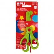 Foarfeca pre-scolari Apli, verde, 13 cm, taiere dreapta Foarfeca pre-scolari Apli, verde, 13 cm, taiere dreapta