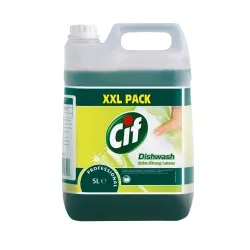 Cif detergent de vase super concentrat cu aroma de lamaie, 5 l Cif detergent de vase super concentrat cu aroma de lamaie, 5 l