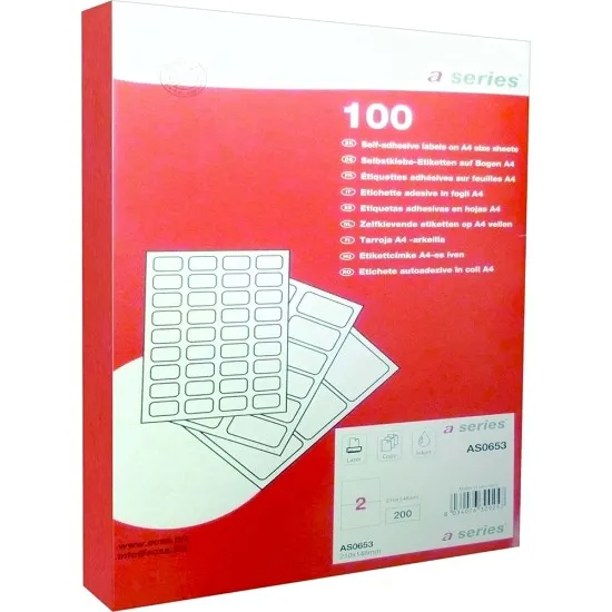 Etichete A-series, 105 x 74 mm, 800 bucati/top Etichete A-series, 105 x 74 mm, 800 bucati/top