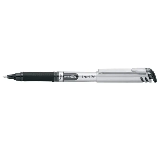 Roller cu gel, Pentel, Energel, 0.7 mm, plastic, negru Roller cu gel, Pentel, Energel, 0.7 mm, plastic, negru