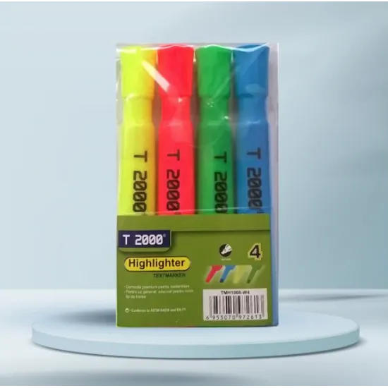 Textmarker, SET 4 BUC, T2000 Textmarker, SET 4 BUC, T2000